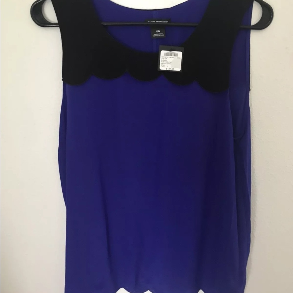 {Club Monaco} “Lane Top” Scalloped Chemise $139.50